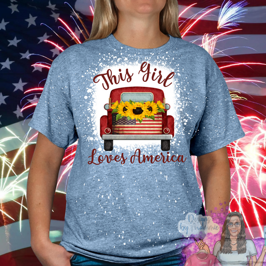 This girl loves America